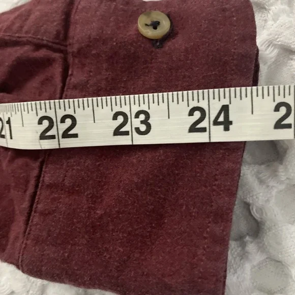 UNTUCKit Shirt Mens Medium Maroon Long Sleeve Slim Fit Cotton Casual. - Picture 5 of 6